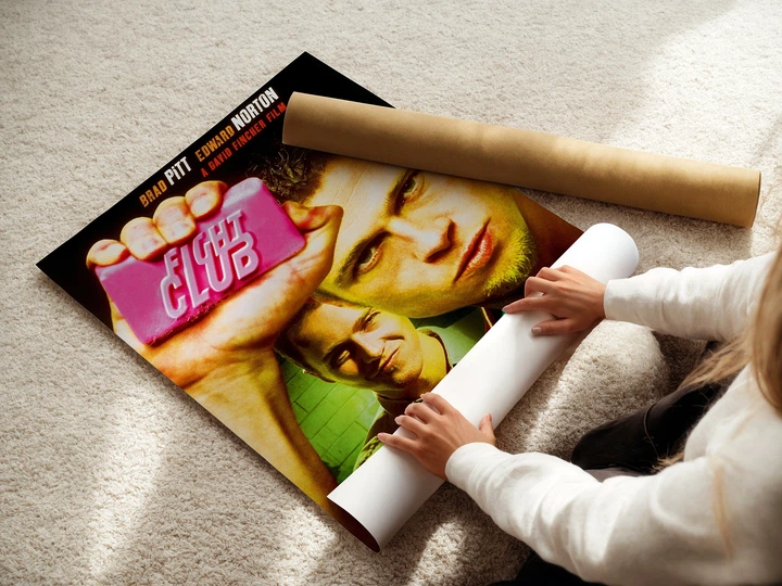 Постер Бойцовский клуб, Fight Club (1999), культовое кино, A3 42×30 см (id5914) - изображение 3