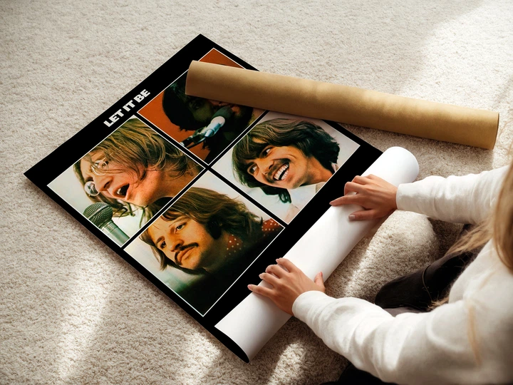 Постер Бітлз, Let It Be, Beatles, A3 42×30 см (id0838) - зображення 3