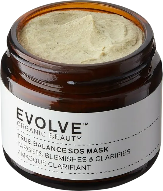 Maska do twarzy Evolve Organic Beauty True Balance SOS oczyszczająca 60 ml (5060200046272) - obraz 2