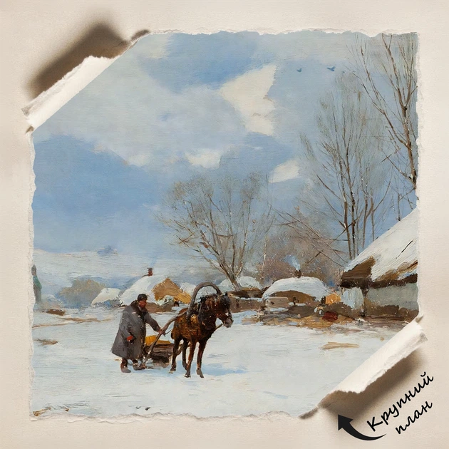 Постер Зима, Васильковский Сергей, A3 28×42 см (id6900) - изображение 4