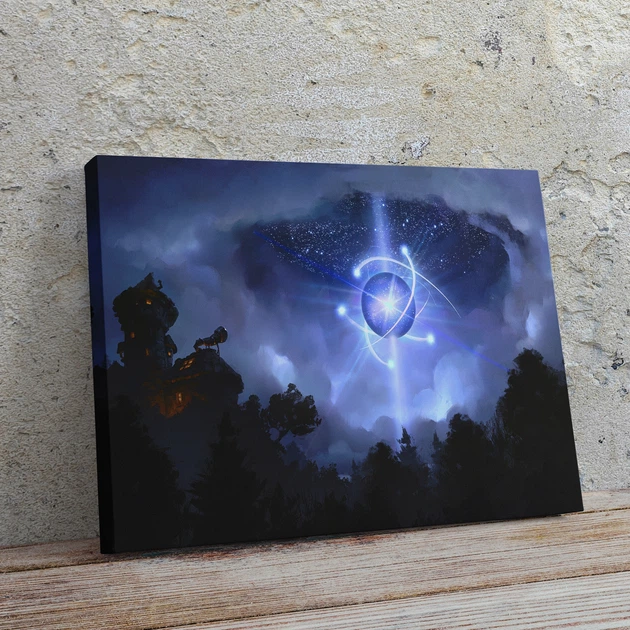 Интерьерная картина Дота 2, Висп Ио, Io the Wisp, Dota 2, плакат для геймера, 28×42 см (id6918) - изображение 2