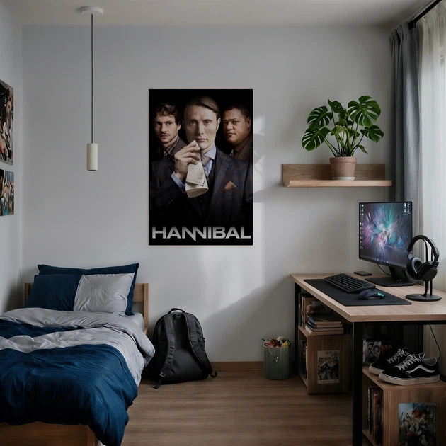 Постер Ганнибал, главные герои, Hannibal, сериал, A3 42×28 см (id7023) - изображение 2