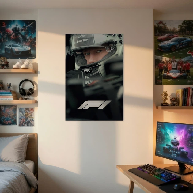 Постер "F1 Фильм", F1 the Movie (2025), Формула Один, гонки, болид, A3 42×28 см (id7031) - изображение 2