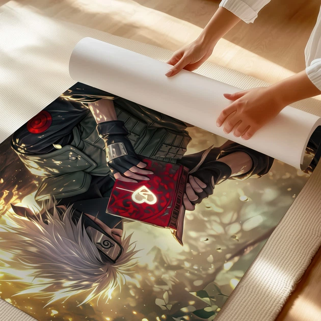Постер Наруто, Какаши Хатаке, Naruto, аниме, A3 42×24 см (id7015) - изображение 3