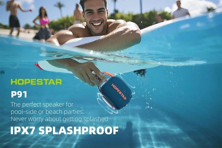 Портативна Bluetooth колонка Hopestar P91 15W чорний - зображення 3