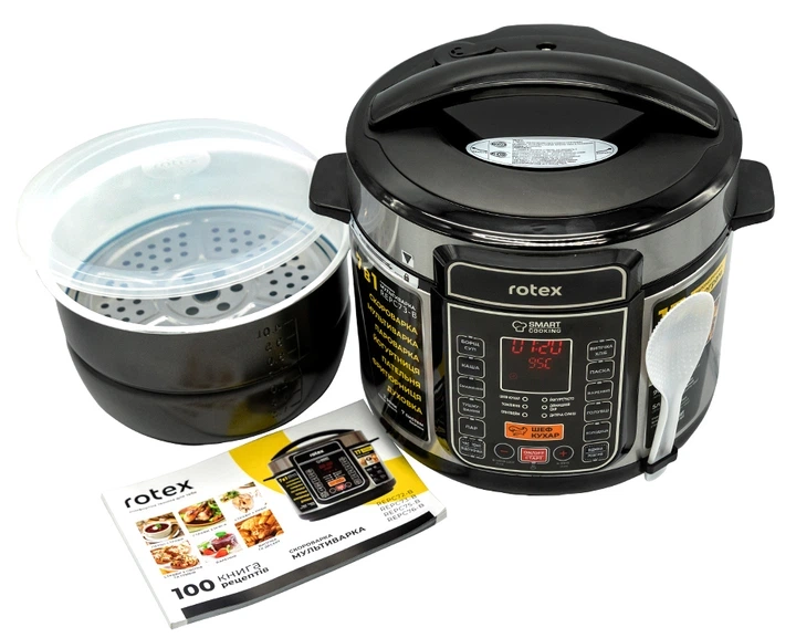 Мультиварка скороварка ROTEX REPC73-B - Фото 4 Мультиварка скороварка ROTEX REPC73-B - изображение 4