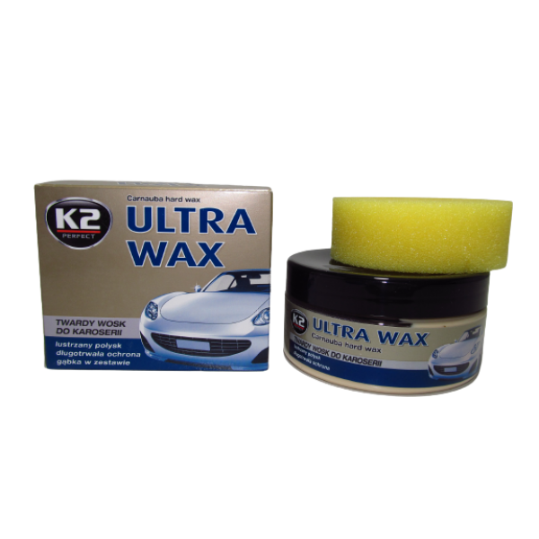 Полироль кузова с воском К2 ULTRA WAX, 250 мл, + губка (57087) - Фото 1 Полироль кузова с воском К2 ULTRA WAX, 250 мл, + губка (57087) - изображение 1