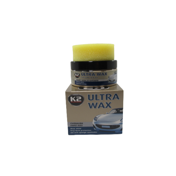 Полироль кузова с воском К2 ULTRA WAX, 250 мл, + губка (57087) - Фото 2 Полироль кузова с воском К2 ULTRA WAX, 250 мл, + губка (57087) - изображение 2