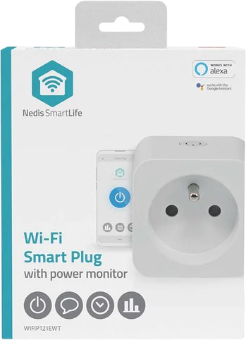 Inteligentne gniazdko Nedis Smart Life Wi-Fi IP21 3680 W (WIFIP121EWT) - Zdjęcie 2 Inteligentne gniazdko Nedis Smart Life Wi-Fi IP21 3680 W (WIFIP121EWT) - obraz 2