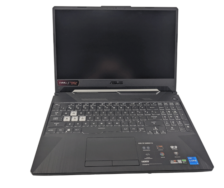 Ігровий ноутбук Asus TUF Gaming F15 / 15.6" (1920x1080) IPS / Intel Core i5-10300H (4 (8) ядра по 2.5 - 4.5 GHz) / 16 GB DDR4 / 240 GB SSD / nVidia GeForce GTX 1650 Ti, 4 GB GDDR6, 128-bit / WebCam б/в - Фото 2 Ігровий ноутбук Asus TUF Gaming F15 / 15.6" (1920x1080) IPS / Intel Core i5-10300H (4 (8) ядра по 2.5 - 4.5 GHz) / 16 GB DDR4 / 240 GB SSD / nVidia GeForce GTX 1650 Ti, 4 GB GDDR6, 128-bit / WebCam б/в - зображення 2