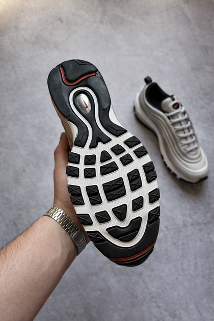 Кроссовки мужские серые Air Max 97 OG Silver Bullet 41 - изображение 3