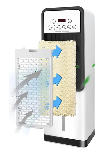 Мобільний кліматичний комплекс 2 в 1 Germatic Air Max Pro BFX 8D 1668 3500 Вт із зволожувачем, баком 5 л та пультом ДУ - Фото 6 Мобільний кліматичний комплекс 2 в 1 Germatic Air Max Pro BFX 8D 1668 3500 Вт із зволожувачем, баком 5 л та пультом ДУ - зображення 6