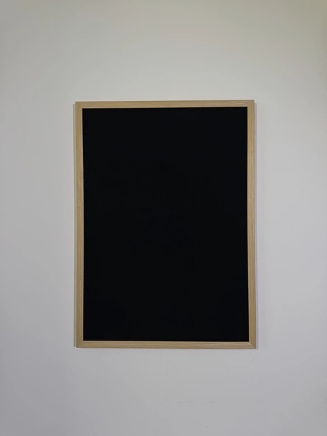 Стенд/панель/дошка для шевронів і патчів, L (50x70см), рамка світле дерево, чорна велкротканина - зображення 7
