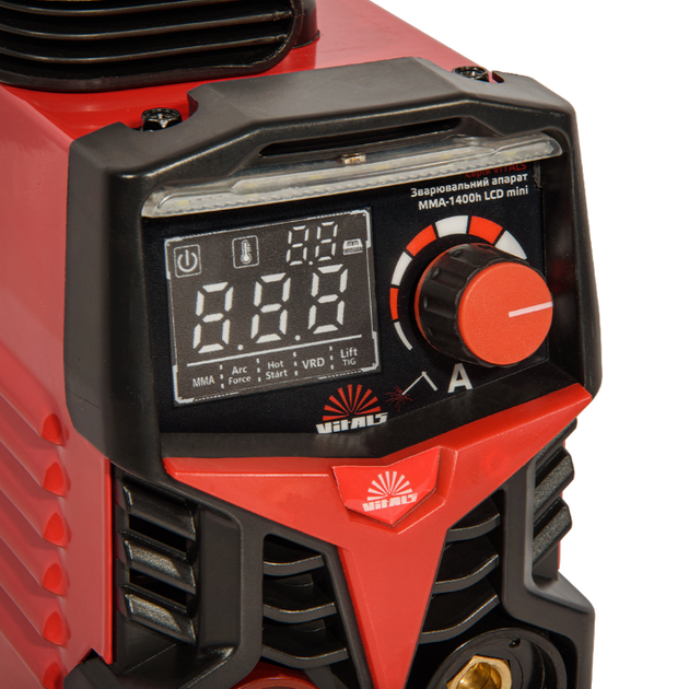 Зварювальний апарат Vitals MMA-1400h LCD mini - зображення 5