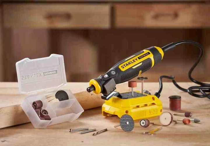 Мини-прямошлифовальная машина STANLEY FATMAX SFMCE030B аккумуляторная система Li-Ion 18 В цанга 3.175 мм (SFMCE030B) - Фото 4 Мини-прямошлифовальная машина STANLEY FATMAX SFMCE030B аккумуляторная система Li-Ion 18 В цанга 3.175 мм (SFMCE030B) - изображение 4
