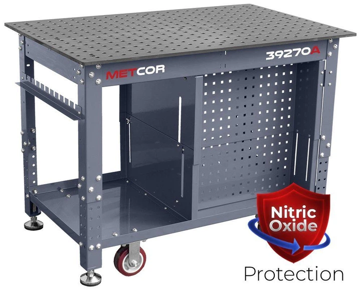 Сварочный стол METCOR 1200x750A максимальная нагрузка 800 кг высота 735-900 мм (39270A) - изображение 5