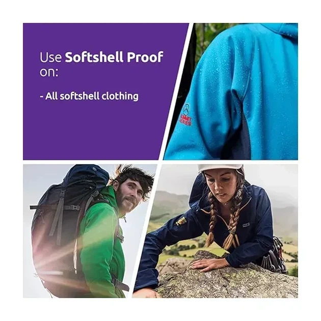 Просочення для софтшелів Nikwax Softshell Proof Spray-on 300ml об'єм 300ml для Windstopper® Windbloc® (441P12) - Фото 6 Просочення для софтшелів Nikwax Softshell Proof Spray-on 300ml об'єм 300ml для Windstopper® Windbloc® (441P12) - зображення 6