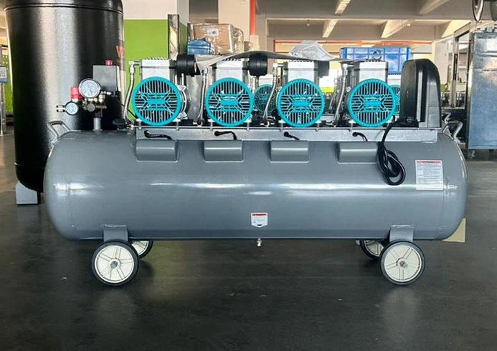 Безмасляный поршневой компрессор Mast MOF1680/4x1500-160L 160 л 6000 Вт 8 Бар (MOF1680/4x1500-160L) - изображение 6