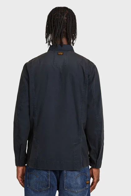 Чоловіча темно-синя джинсова сорочка overshirt G-Star M D26429,D387 - Фото 3 Чоловіча темно-синя джинсова сорочка overshirt G-Star M D26429,D387 - изображение 3