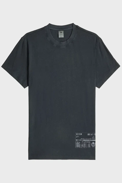 Чоловіча темно-синя футболка Shipping G-Star RAW M D26050,C756 - зображення 7