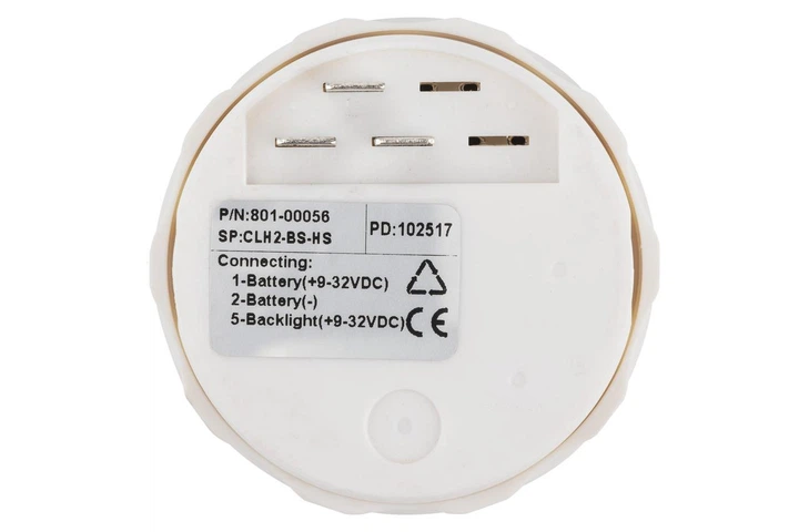 Счетчик моточасов для 12 В черный 52 мм (801-00056) - изображение 5