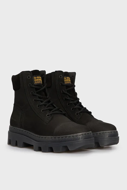 Жіночі чорні шкіряні туфлі Noxer Boot Mid W G-Star RAW 40 D26648,01 - зображення 3