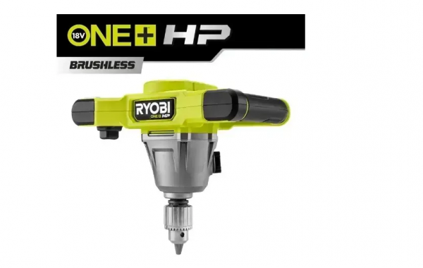 Миксер строительный аккумуляторный Ryobi one+ hp rpm18x-0 18в 800об/мин 6 уровней скорости плавный пуск 3.1кг без акб и зу 5133006280 - Фото 2 Миксер строительный аккумуляторный Ryobi one+ hp rpm18x-0 18в 800об/мин 6 уровней скорости плавный пуск 3.1кг без акб и зу 5133006280 - изображение 2