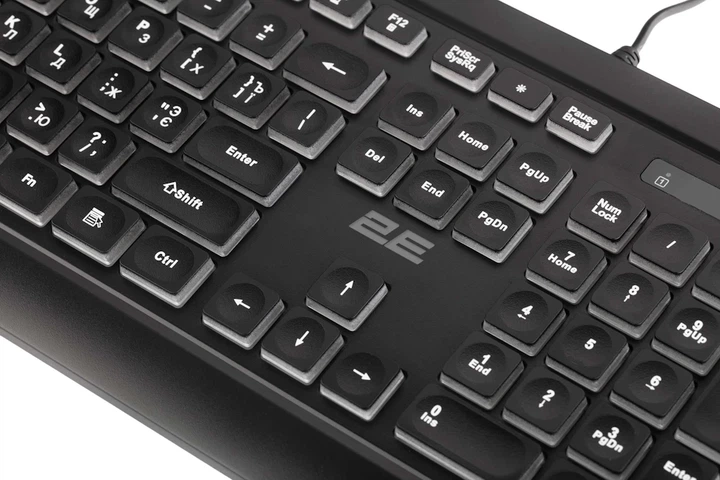 Клавіатура 2E KS120, Black (2E-KS120UB_UA) - зображення 5