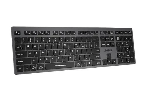 Клавиатура беспроводная A4tech FBX50C Grey, Bluetooth/2.4 ГГц, Fstyler Compact Size keyboard, USB - Фото 2 Клавиатура беспроводная A4tech FBX50C Grey, Bluetooth/2.4 ГГц, Fstyler Compact Size keyboard, USB - изображение 2