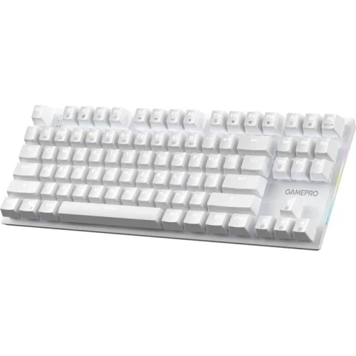 Клавіатура GamePro Genesis Joker, White (MK124W) - Фото 3 Клавіатура GamePro Genesis Joker, White (MK124W) - зображення 3