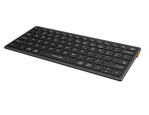 Клавіатура бездротовa A4tech FBX51C Grey, Bluetooth/2.4 ГГц, Fstyler Compact Size keyboard, USB, 300 мАгод - Фото 4 Клавіатура бездротовa A4tech FBX51C Grey, Bluetooth/2.4 ГГц, Fstyler Compact Size keyboard, USB, 300 мАгод - зображення 4