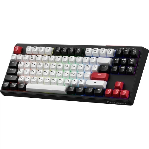 Клавіатура GamePro GK580, Black/White/Red - зображення 3