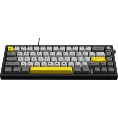 Клавіатура Ajazz AK650, Gray/White/Yellow (AK650-MY-GWY) - Фото 4 Клавіатура Ajazz AK650, Gray/White/Yellow (AK650-MY-GWY) - зображення 4