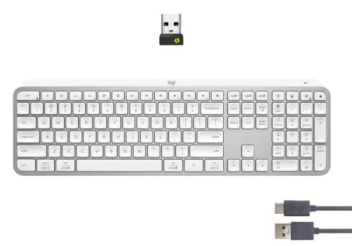 Клавиатура беспроводная Logitech MX Keys S, Pale Gray (920-011588) - изображение 7