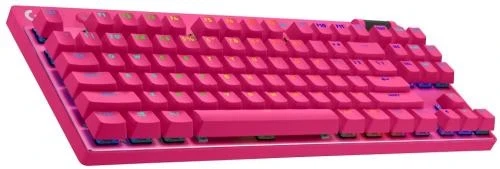 Клавіатура бездротова Logitech G PRO X TKL, Magenta (920-012159) - зображення 2