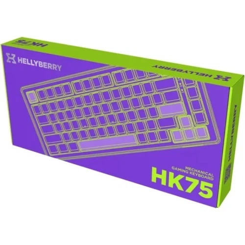 Клавіатура Hator Hellyberry HK75, White/Violet - Фото 9 Клавіатура Hator Hellyberry HK75, White/Violet - зображення 9