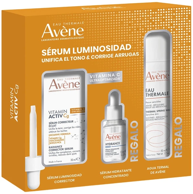 Набір по догляду за обличчям Avene Сироватка освітлювальна 30 мл + Сироватка зволожувальна 10 мл + Термальна вода 50 мл (3282779447041) - Фото 1 Набір по догляду за обличчям Avene Сироватка освітлювальна 30 мл + Сироватка зволожувальна 10 мл + Термальна вода 50 мл (3282779447041) - зображення 1