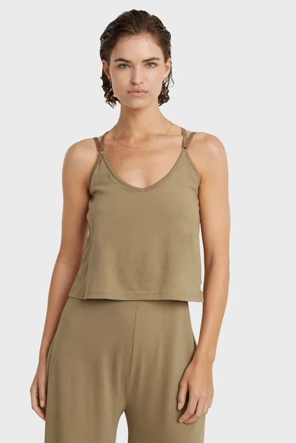 Жіночий бежевий комбінезон Spaghetti strap loose G-Star S D24576,C532 - Фото 3 Жіночий бежевий комбінезон Spaghetti strap loose G-Star S D24576,C532 - изображение 3