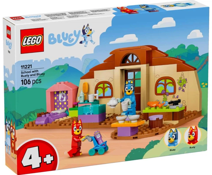 Конструктор LEGO Bluey Школа з Расті та Блуї (11221) - Фото 1 Конструктор LEGO Bluey Школа з Расті та Блуї (11221) - зображення 1
