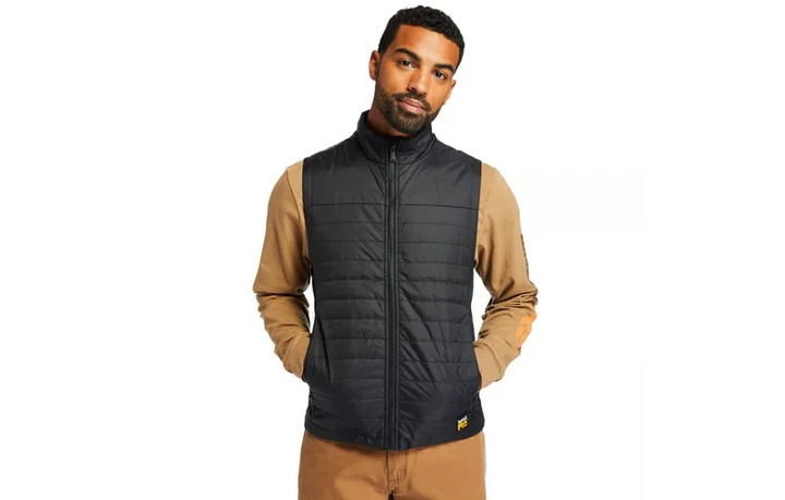 Чоловічий водотривкий жилет TIMBERLAND PRO MT. Washington Jet TB0A10T9015 утеплений всесезонний чорний Розмір S - Фото 3 Чоловічий водотривкий жилет TIMBERLAND PRO MT. Washington Jet TB0A10T9015 утеплений всесезонний чорний Розмір S - зображення 3
