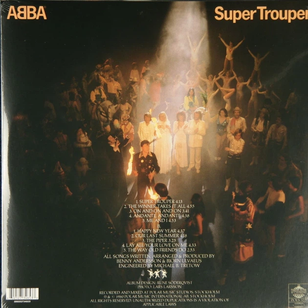 Виниловая пластинка ABBA - Super Trouper - Фото 2 Виниловая пластинка ABBA - Super Trouper - изображение 2