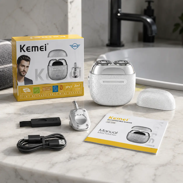 Мужская электробритва от USB KM-T288 - Фото 1 Мужская электробритва от USB KM-T288 - изображение 1