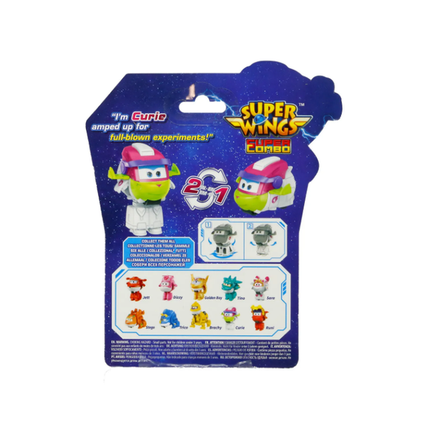 Самолет-трансформер Супер Крылья Super Wings мини-Кьюри (Curie) - Фото 3 Самолет-трансформер Супер Крылья Super Wings мини-Кьюри (Curie) - изображение 3