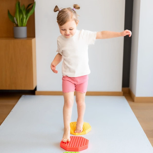 Dyski sensoryczne Tullo ośmiokąty 20.5 cm 4 szt (616) - obraz 4