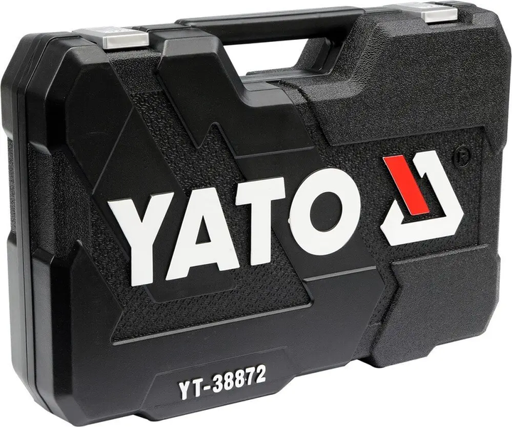 Набір інструментів 1/2, 128 пр. Yato YT-38872 - зображення 3