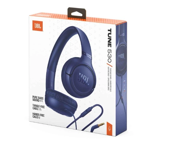 Навушники JBL Tune 530 Blue (JBLT530BLU) - Фото 9 Навушники JBL Tune 530 Blue (JBLT530BLU) - изображение 9
