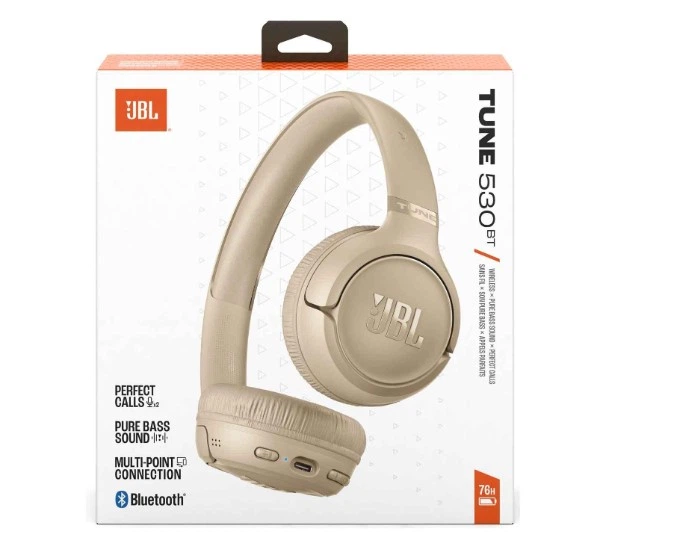 Навушники JBL Tune 530BT Beige (JBLT530BTBEGEU) - Фото 10 Навушники JBL Tune 530BT Beige (JBLT530BTBEGEU) - изображение 10