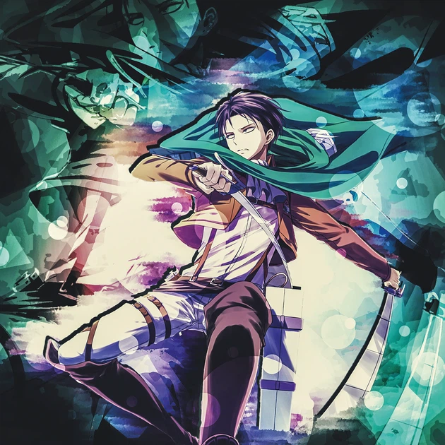 Інтер'єрна картина Атака на титанів, Капітан Леві, Attack on Titans, аніме, 30×42 см (id0287) - зображення 3