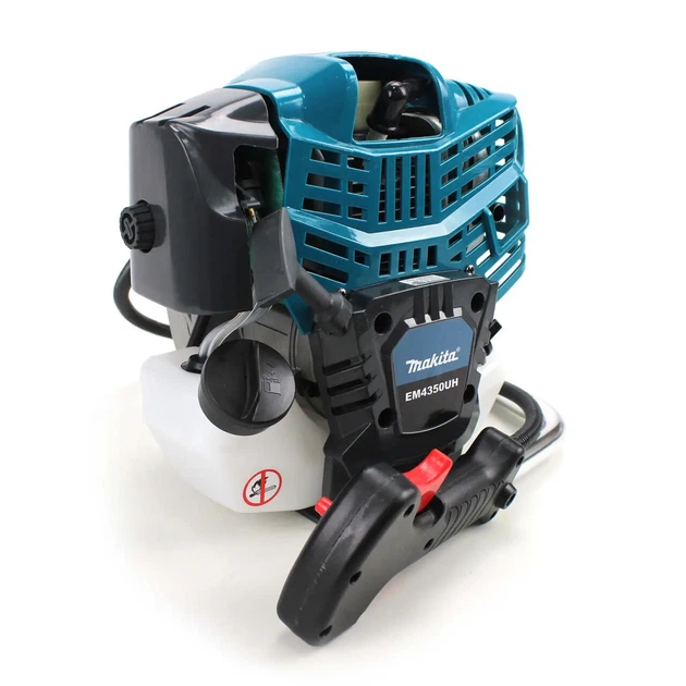 Бензокоса 4-тактна Makita EM4350 з потужним бензиновим двигуном тример бензиновий з антивібраційною системою та велосипедною рукояткою мотокоса для косіння густої трави та бур’янів потужний бензотример 5,2 кВт - зображення 4