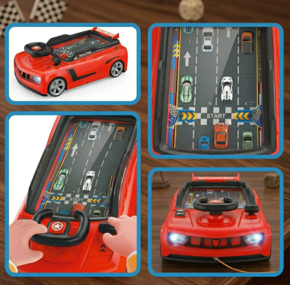 Симулятор водіння Adventure Racing Car дитячий, ігровий, перегоновий, червоний (Axm15970/1) - зображення 4